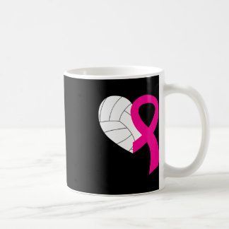 Mug Volleyball rose ruban Cool Cancer du sein Prix