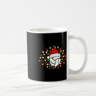 Mug Volleyball Santa Hat Xmas Les amateurs de sport pr