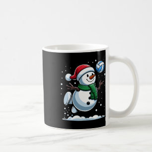 Mug Volleyball Snowman Santa Hat Noël Noël Noël Noël G