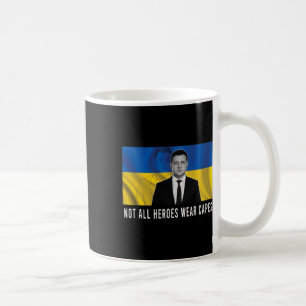 Mug Volodymyr Zelensky Les héros ne portent pas tous d