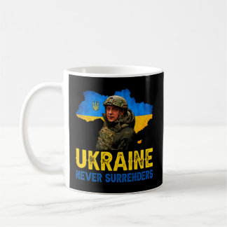 Mug Volodymyr Zelensky Ukraine ne cède jamais son sout