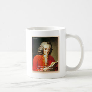 Mug Voltaire "Pas d'ennemis" Citation Sagesse Cadeaux