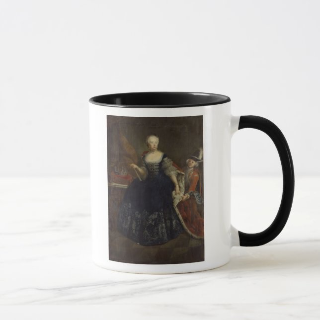 Mug Von Brunswick d'Elisabeth Christine comme reine (Droite)