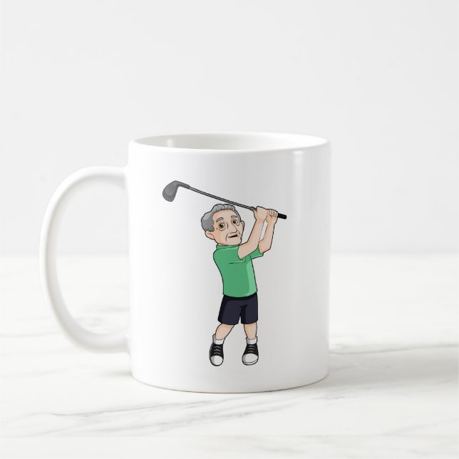 Mug Vont le grand-papa vont golfeur masculin supérieur (Gauche)