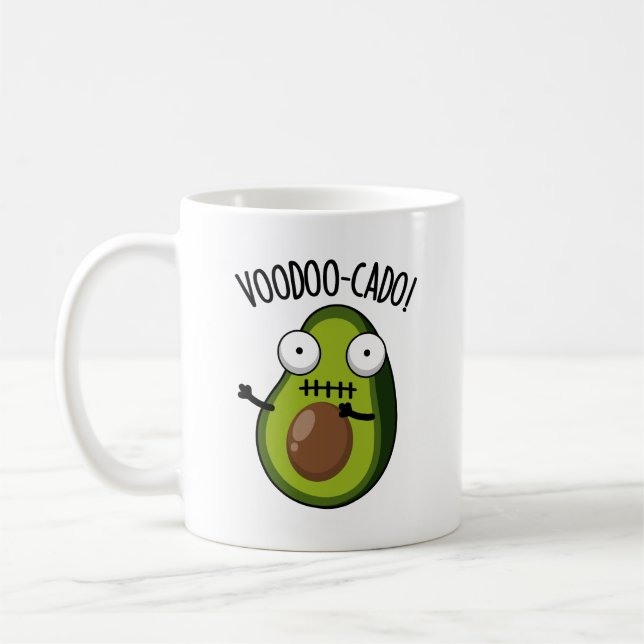 Mug Voodoo-cado Funny Avocado Pun (Gauche)