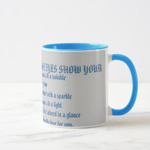 Mug VOS BEAUX YEUX LUMINEUX MONTRENT LE VOTRE, amour