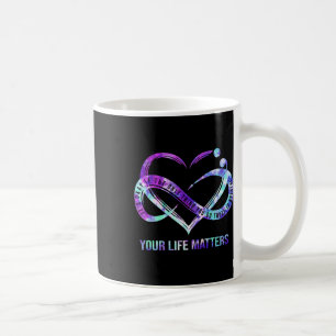 Mug Vos problèmes de vie Semicolon Prévention du suici
