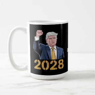 Mug Vote Donald Trump 2028 Pro Trump USA Drapeau