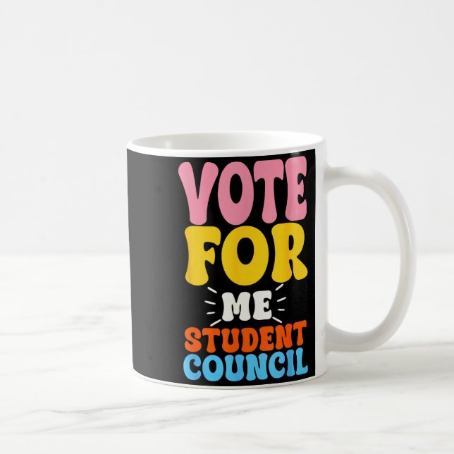 Mug Vote For Me Student Council Youth Cool School Elec (Droite)