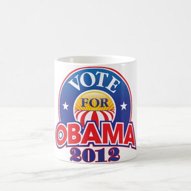 Mug Vote pour Obama 2012 (Centre)