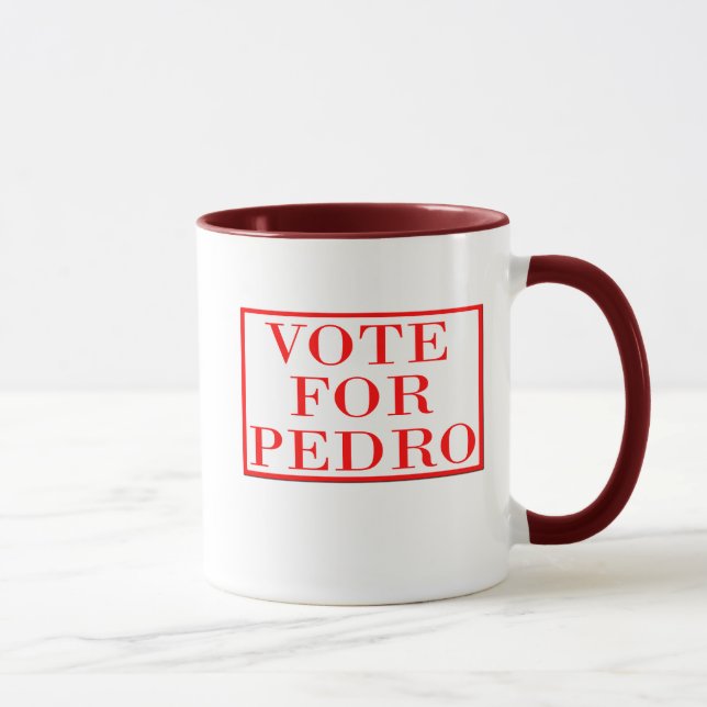 Mug Vote pour Pedro (Droite)