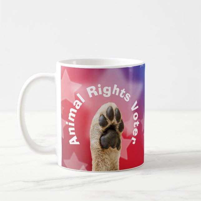Mug Voter pour les droits des animaux (Gauche)