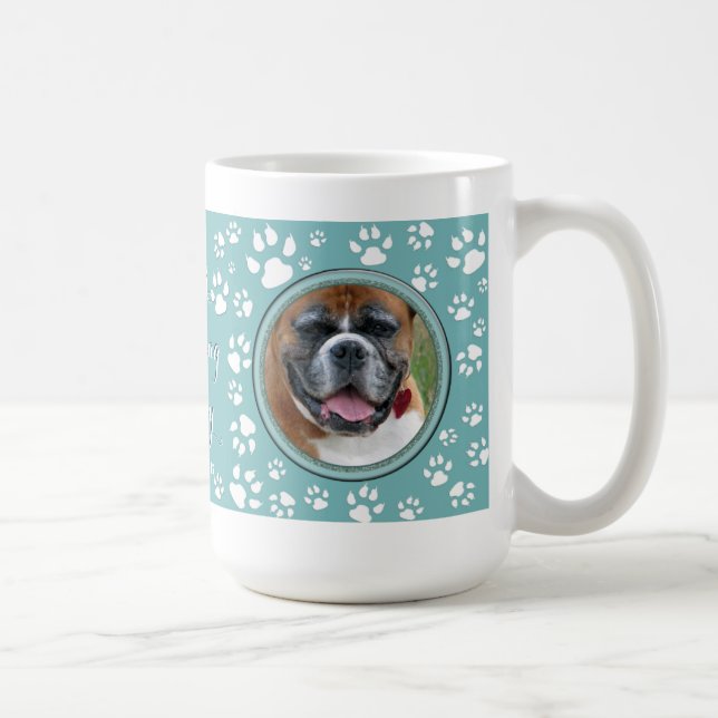 Mug Votre animal de compagnie Photo Pet Memorial Chien (Droite)