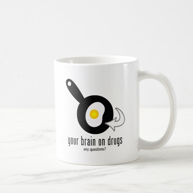 Mug Votre Cerveau De La Drogue (Droite)