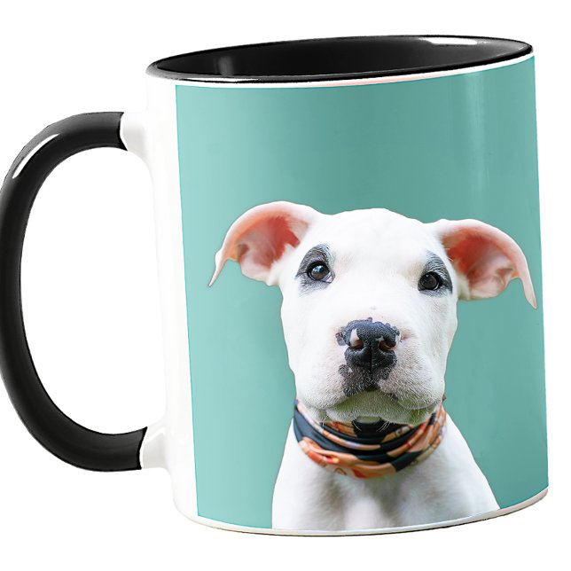 Mug Votre chien Photo personnalisée Couleur mignonne C (Créateur téléchargé)
