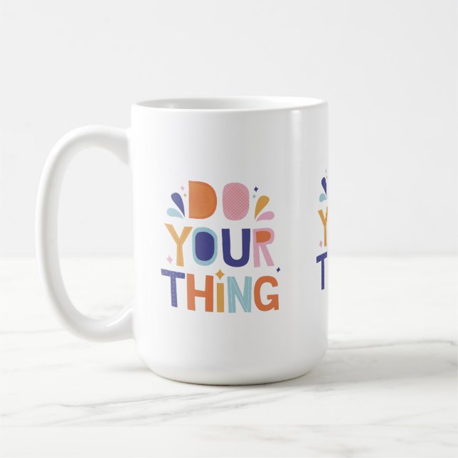 Mug Votre conception de la musique de slogan (Gauche)