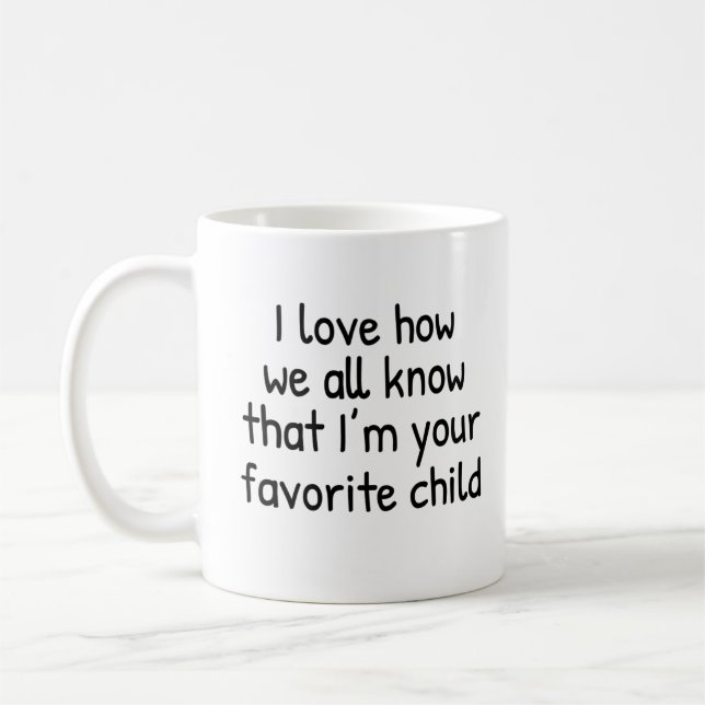 Mug Votre enfant favori (Gauche)