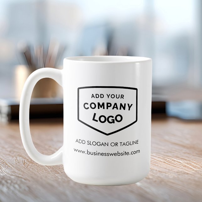 Mug Votre entreprise Logo Swag Personnalisé (Your Business Logo Company Swag Custom Coffee Mug)