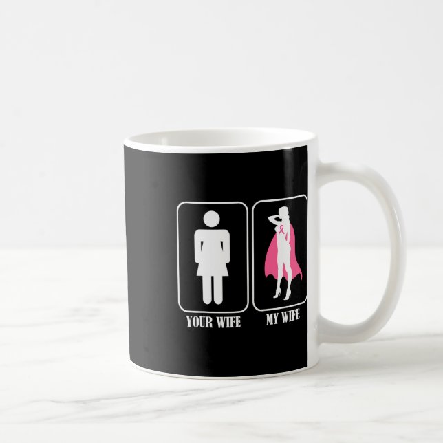 Mug Votre Femme Mon Épouse Mari Sensibilisation au can (Droite)