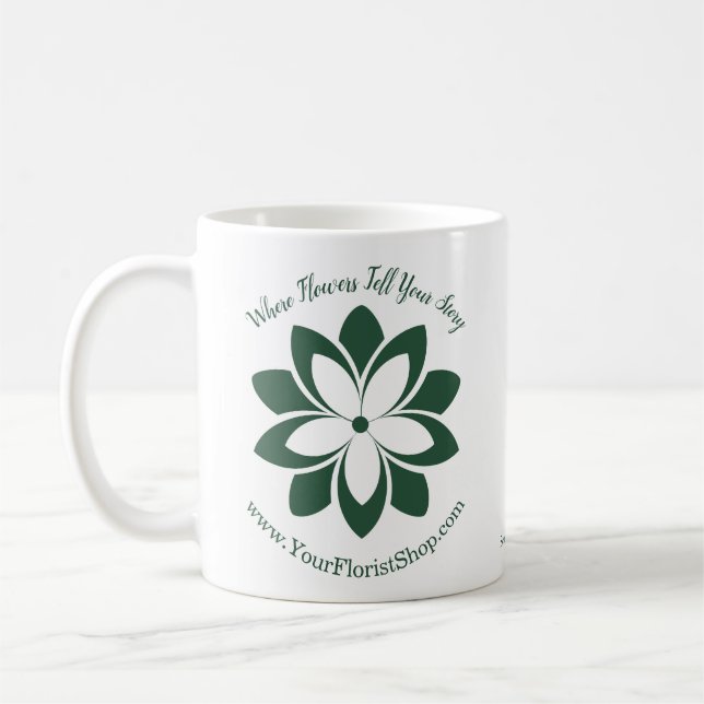Mug 🌸 votre histoire florale fleuriste promotion de m (Gauche)