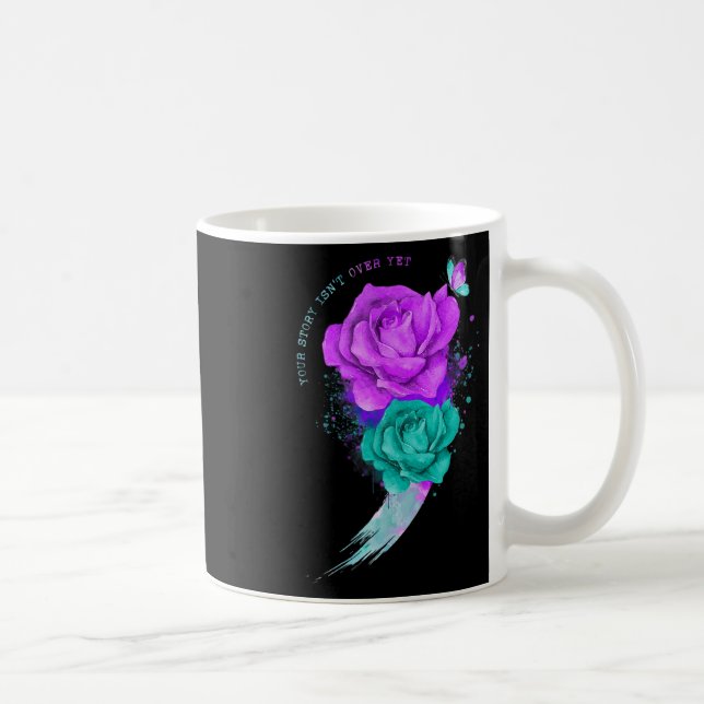 Mug Votre histoire n'est pas encore terminée Semicolon (Droite)