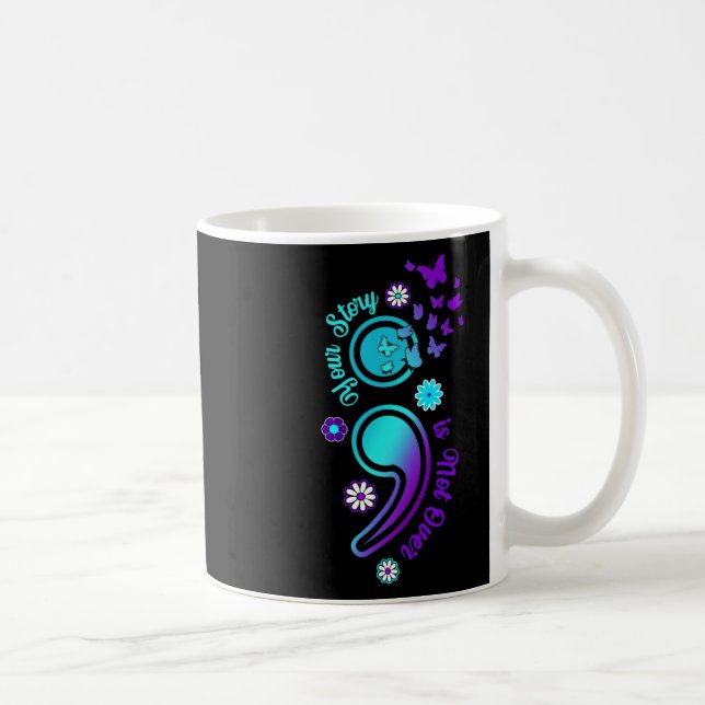 Mug Votre Histoire N'Est Pas Supérieure À Semicolon Su (Droite)