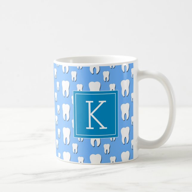 Mug Votre initiale | Dents mignons (Droite)