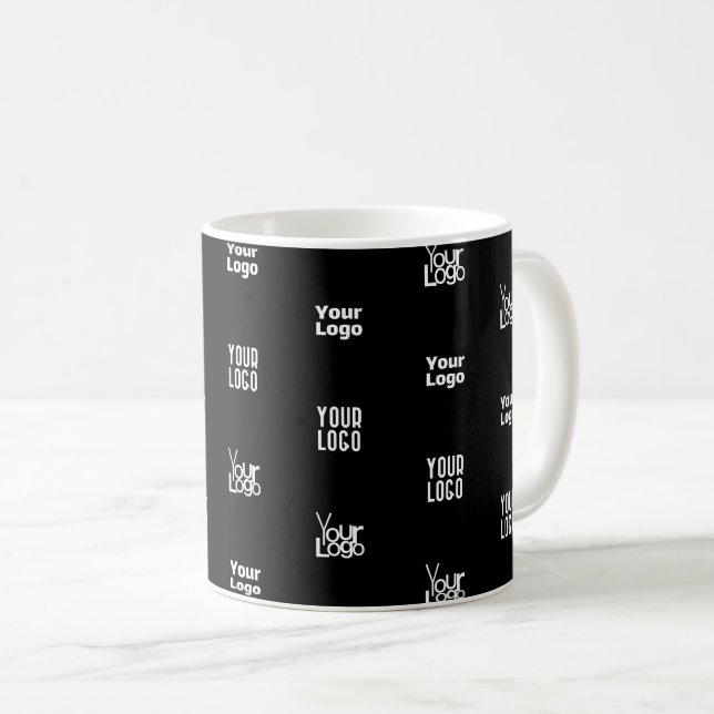 Mug Votre logo | 3 modèles de conception de logo modif (Devant droit)