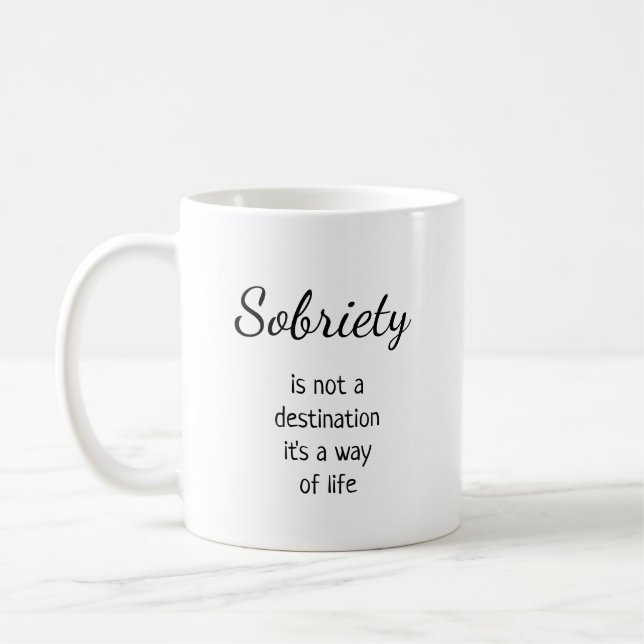Mug Votre logo Addiction Recovery Counselor Merchandis (Gauche)