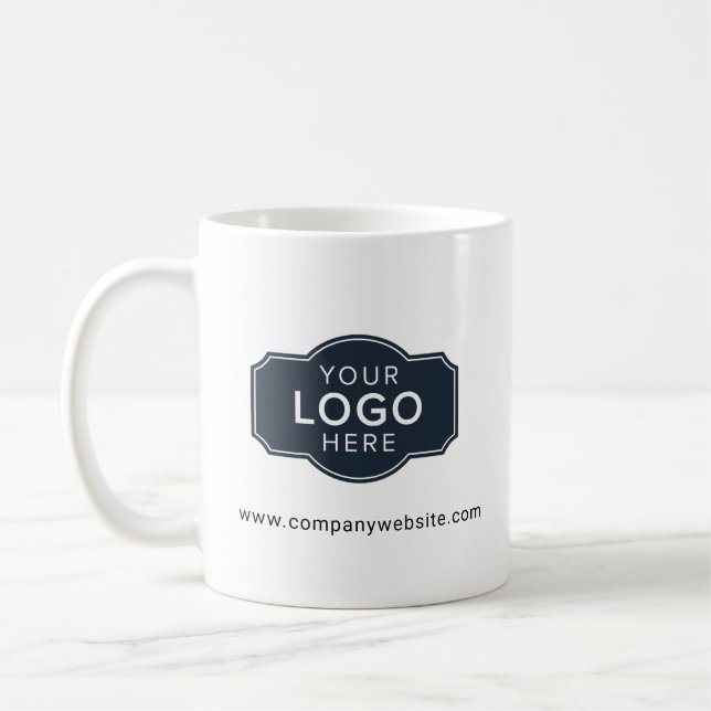 Mug Votre logo d'entreprise et votre site Web d'entrep (Gauche)
