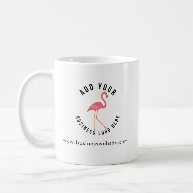 Mug Votre logo d'entreprise et votre site Web d'entrep (Gauche)