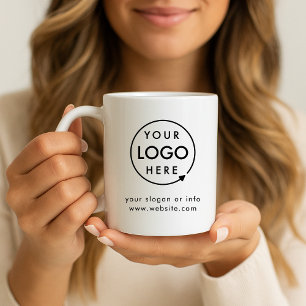 Mug Votre logo   Entreprise Moderne Minimaliste