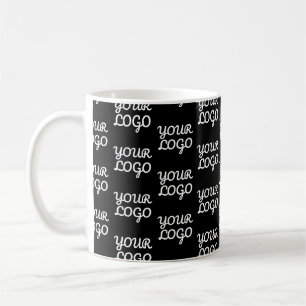 Mug Votre logo Motif de logo simple répétitif