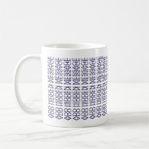 Mug Votre message caché personnalisé 149NW nouveauté