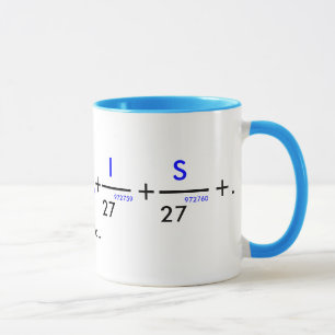 Mug Votre nom dans pi - personnalisable !