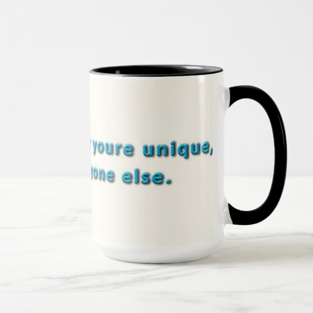 Mug Votre plaisanterie non unique (Droite)