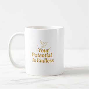 Mug Votre potentiel est infini Dove Gold Motivation