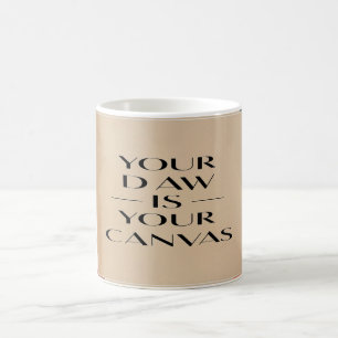 Mug Votre station de travail audio est votre toile opt
