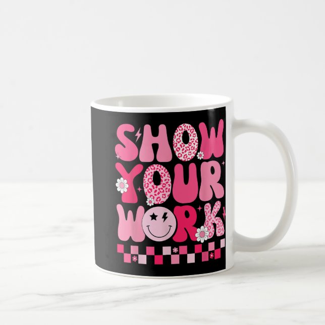 Mug Votre travail Mathématiques Professeur Test Jour M (Droite)