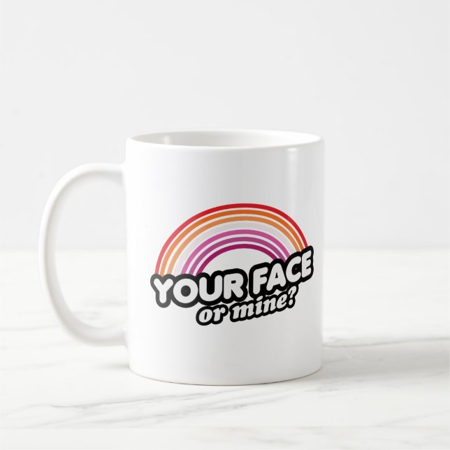 Mug Votre visage ou le mien (Gauche)
