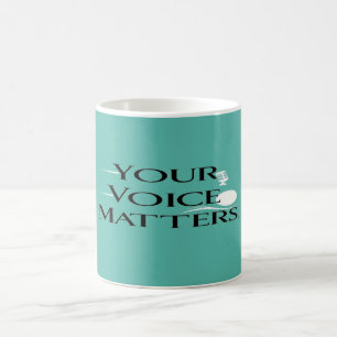 Mug Votre voix compte, option 2
