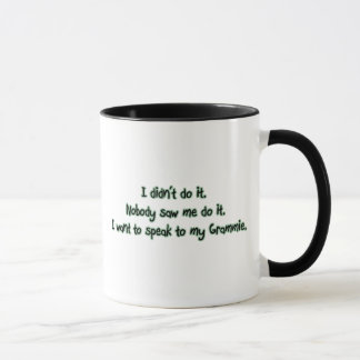 Mug Voulez parler à Grammie