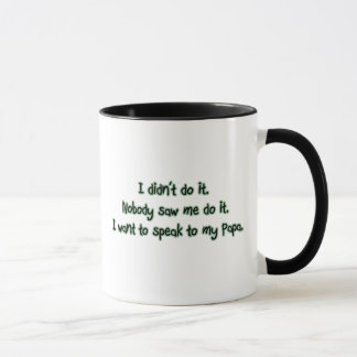 Mug Voulez parler au papa