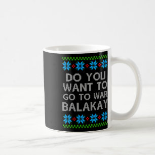 Mug Voulez-Vous Aller À War Lakay Cadeau De Noël À Sh