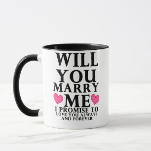 MUG VOULEZ-VOUS ME MARIER VOUS AIMER TOUJOURS ET POUR