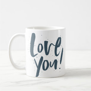 Mug Vous aimez ardoise moderne bleu