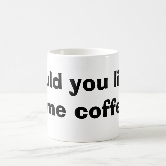 Mug vous aimez du café (Centre)