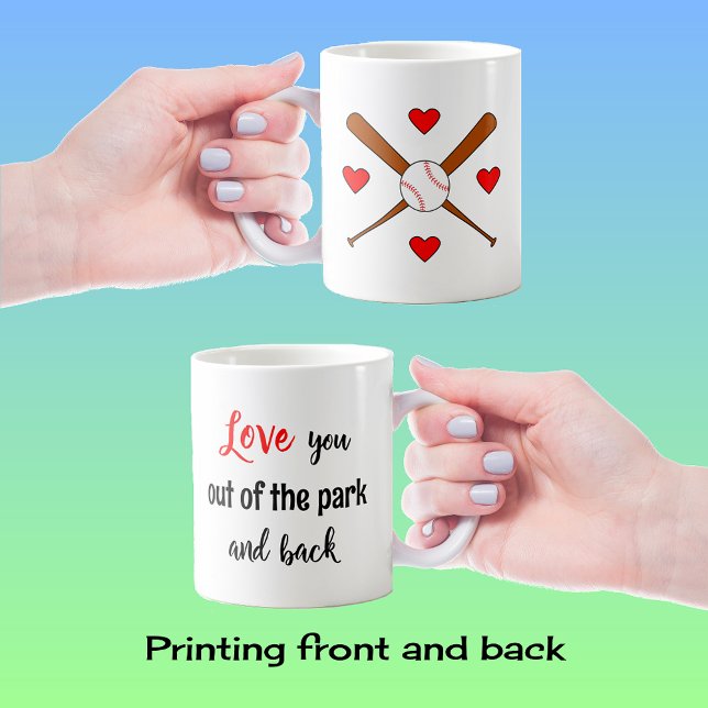 Mug Vous aimez hors du terrain de baseball (Créateur téléchargé)