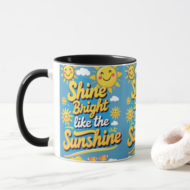 Mug Vous aimez la lumière du soleil (Avec donut)