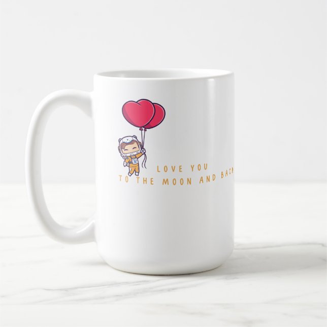 Mug Vous aimez la lune et le retour (Gauche)